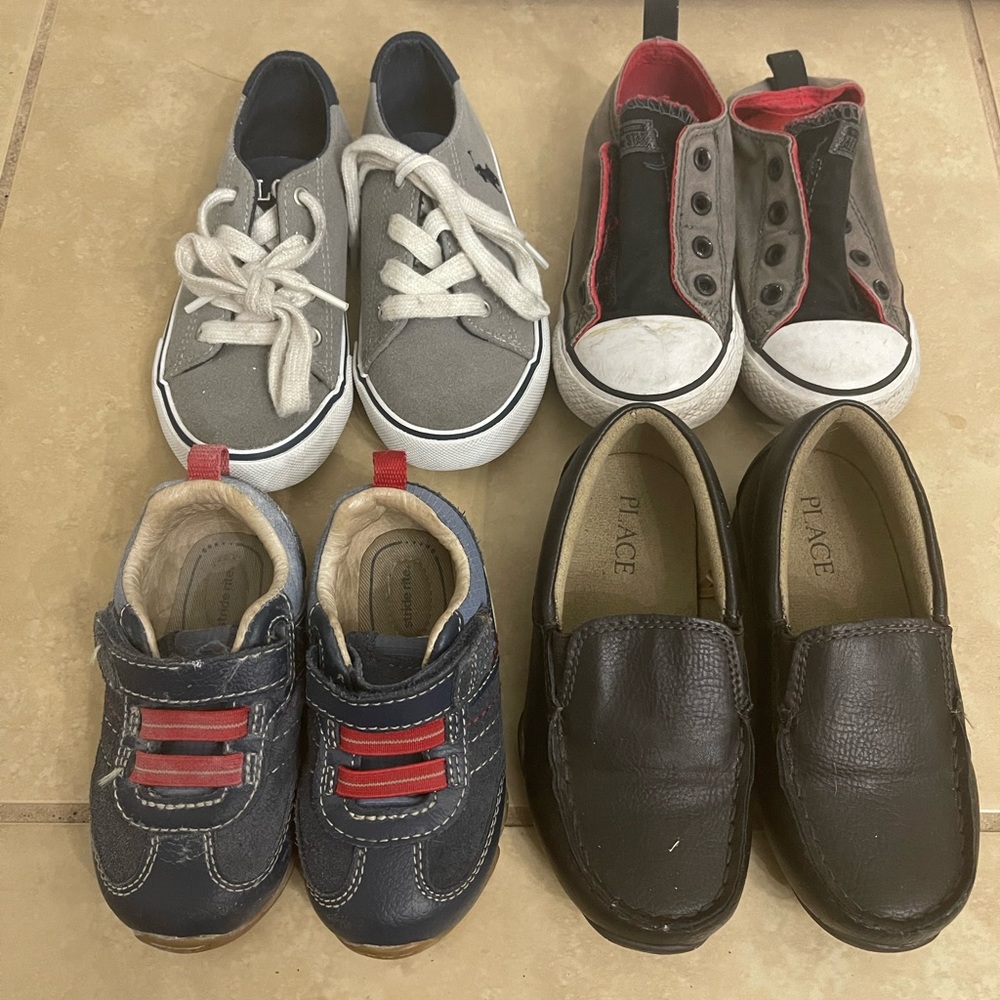 Kids toddler boy shoes size 5, 8 , 9